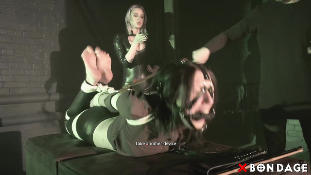 RF Studio Production - Astrid's Fury Relentless Bastinado Training With Kate In The Dungeon Part 1