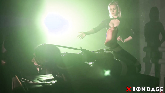 RF Studio Production - Astrid's Fury Relentless Bastinado Training With Kate In The Dungeon Part 1