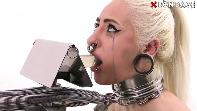 Belt Bound - Marta Klinta Tries The Deepthroat Trainer To Perfectly Swallow