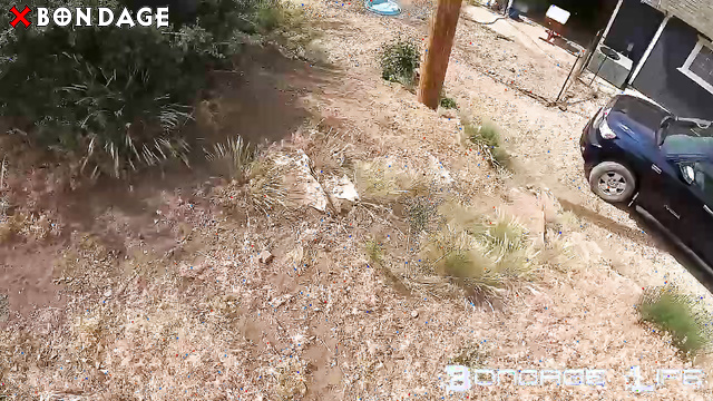 Bondage Life - Outdoor Pit Confinement Featuring Rachel Greyhound In Handcuffs