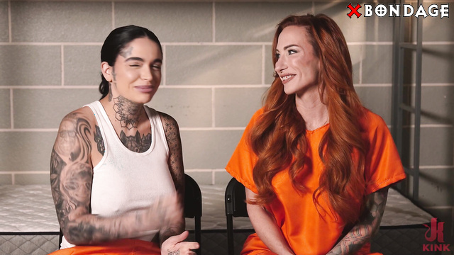 Kink - Locked Down In Prison MILF Sophia Locke Fucked By Inked Domina Leigh Raven