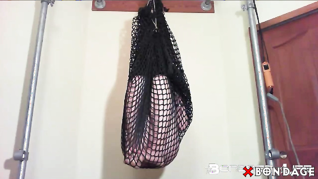 Bondage Life - Captured In A Black Net: Naked Slave Rachel Greyhound Is Bound And Horny